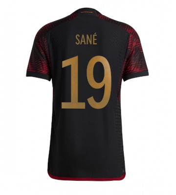 Tyskland Leroy Sane #19 Replika Udebanetrøje VM 2022 Kortærmet